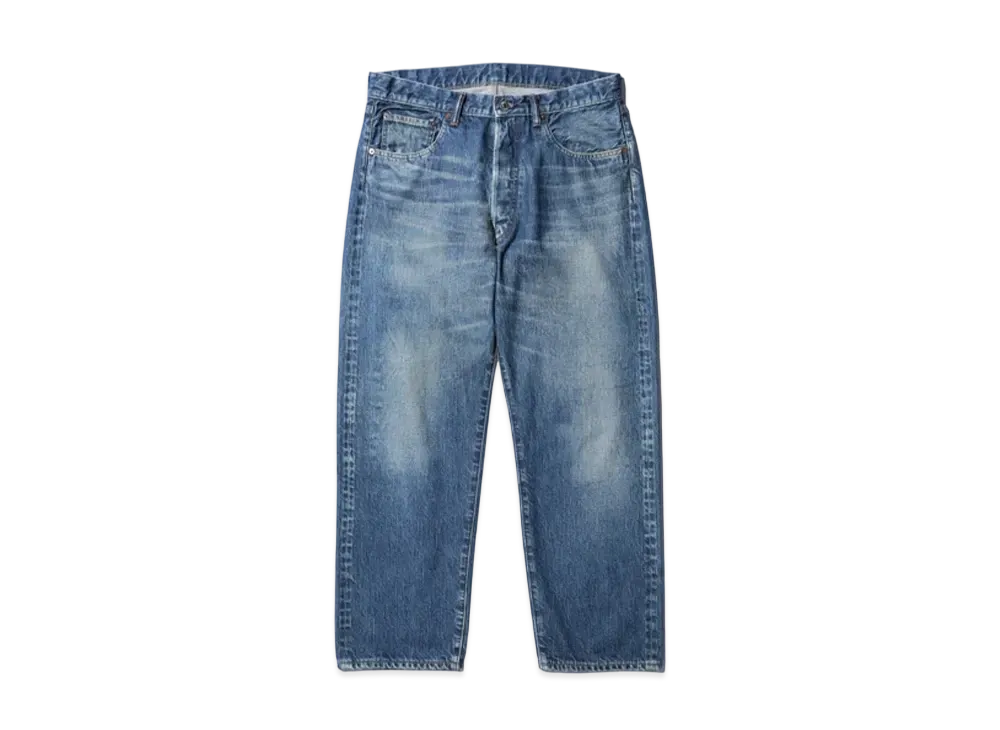 A.PRESSE Washed Denim Pants E "Bleach"
