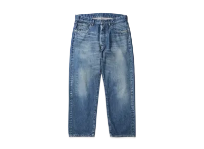A.PRESSE Washed Denim Pants E "Bleach"