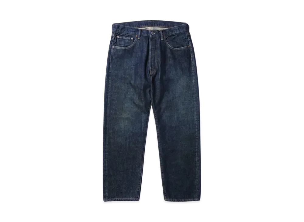 A.PRESSE Washed Denim Pants E "Indigo"