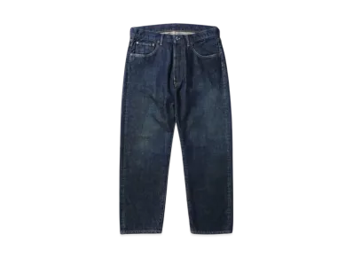 A.PRESSE Washed Denim Pants E "Indigo"
