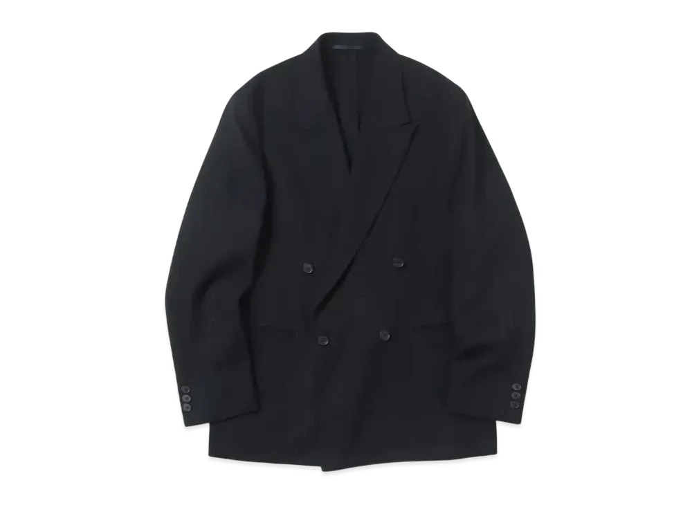 A.PRESSE Double Breasted Jacket "Black"