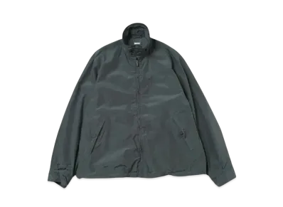 A.PRESSE Silk Taffeta Coach Jacket "Dark Green"