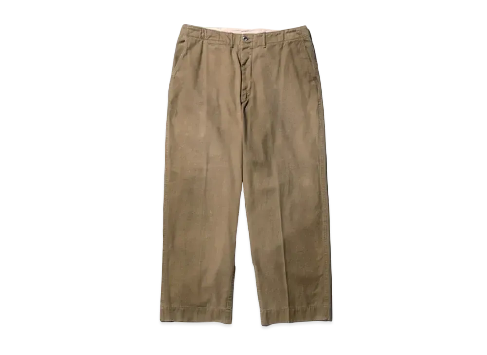 A.PRESSE Vintage Chino Trousers "Beige"