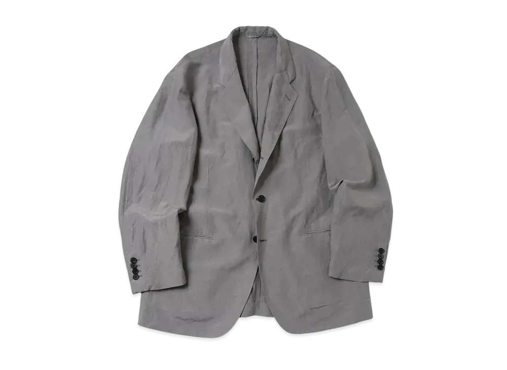 A.PRESSE Silk Linen Jacket "Grey"