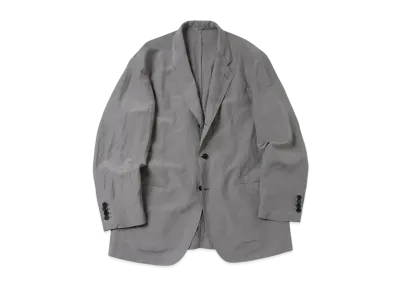 A.PRESSE Silk Linen Jacket "Grey"
