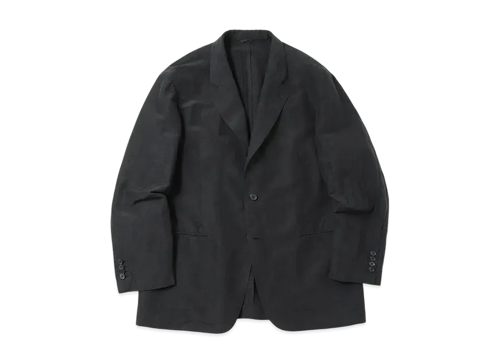 A.PRESSE Silk Linen Jacket "Black"