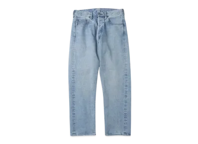 A.PRESSE Washed Denim Pants "Denim"