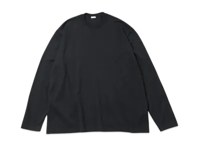 A.PRESSE High Twisted Cotton L/S T-Shirt "Black"