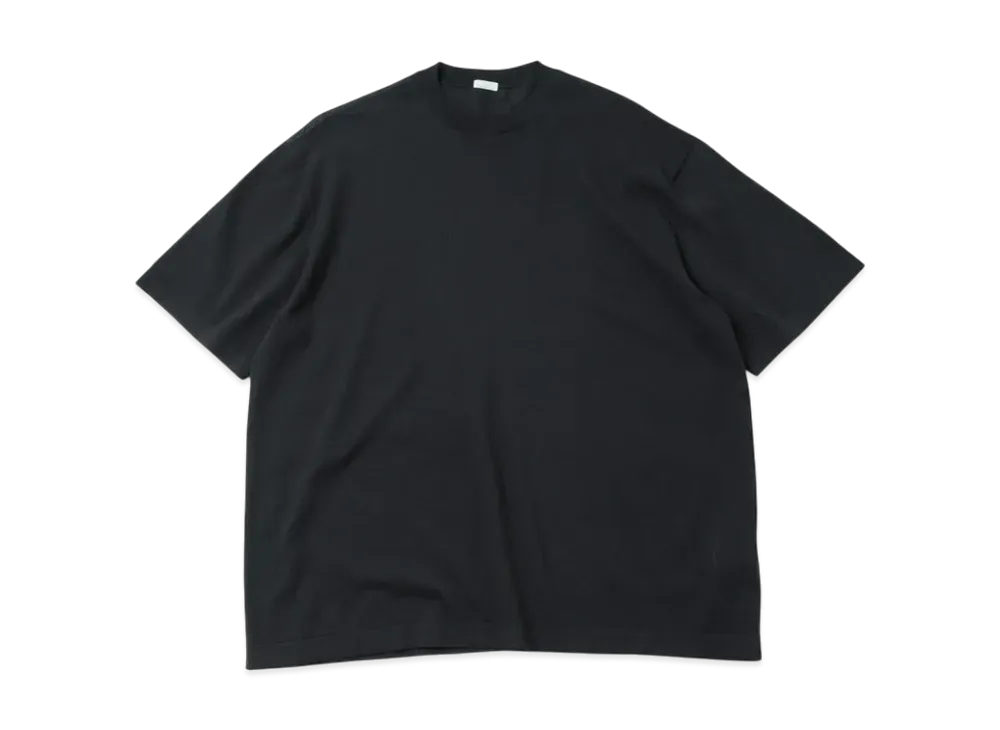 A.PRESSE High Twisted Cotton S/S T-Shirt "Black"