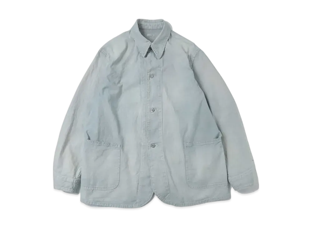 A.PRESSE Indigo Pin Check Coverall "Sax"