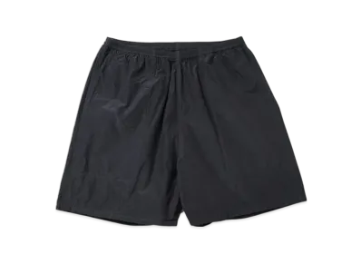 A.PRESSE Silk Taffeta Board Shorts "Dark Green"