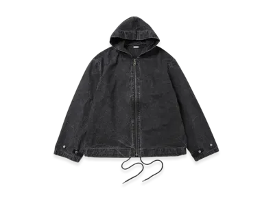 A.PRESSE Vintage US Navy Zip Hoodie "Black"