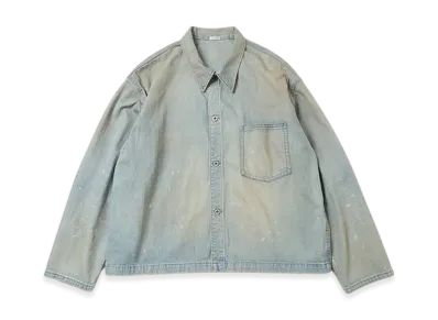 A.PRESSE Vintage US Navy Denim Jacket "Bleach"