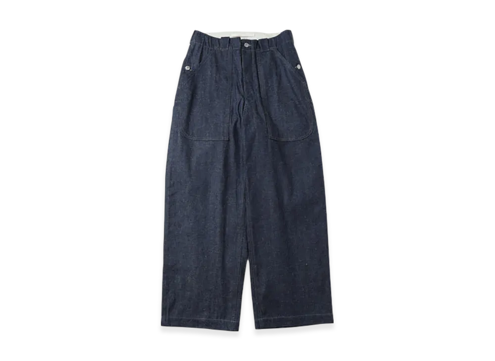 A.PRESSE Swiss Army Denim Work Trousers "Indigo"