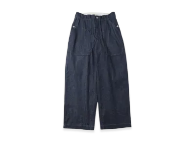 A.PRESSE Swiss Army Denim Work Trousers "Indigo"