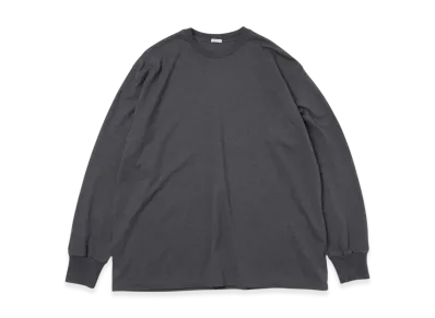A.PRESSE Cashmere Blend L/S T-Shirt "Charcoal"