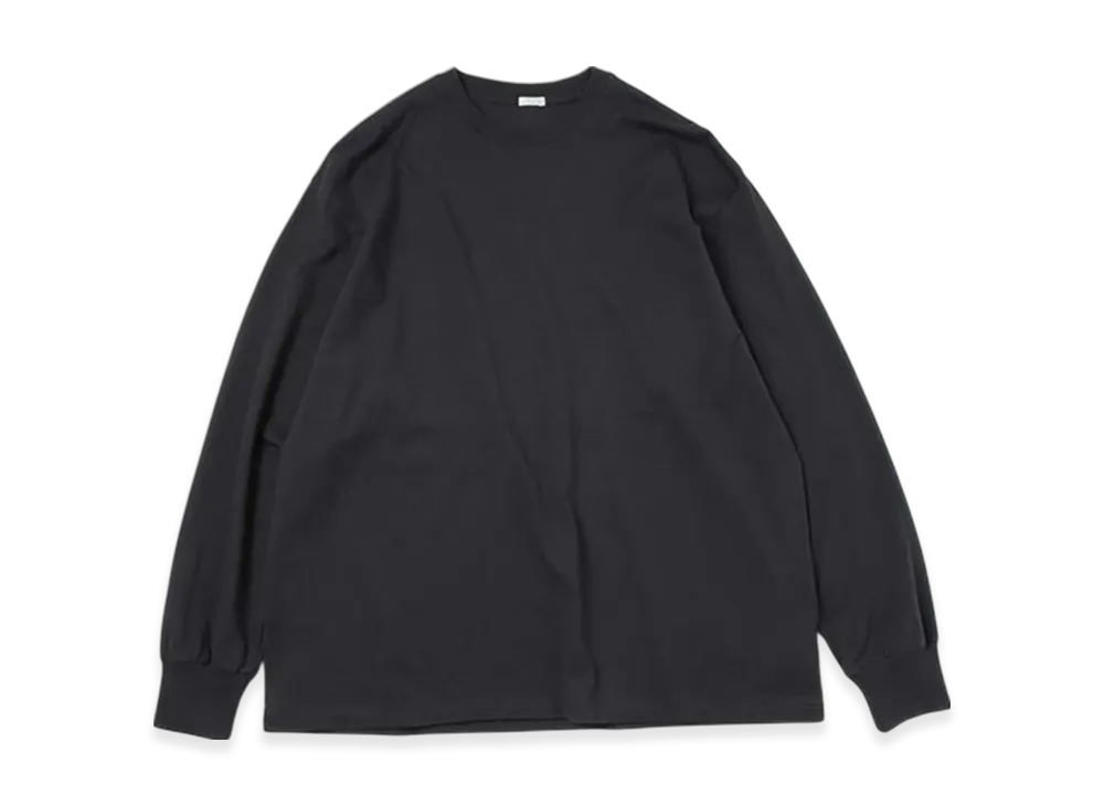 A.PRESSE Cashmere Blend L/S T-Shirt "Black"