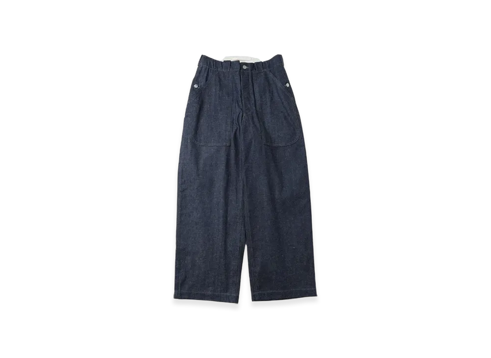 A.PRESSE Swiss Army Denim Work Trousers "Indigo"