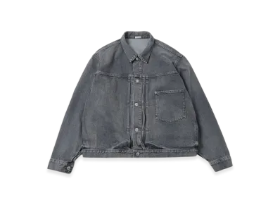 A.PRESSE Vintage Gray Denim Jacket "Grey"