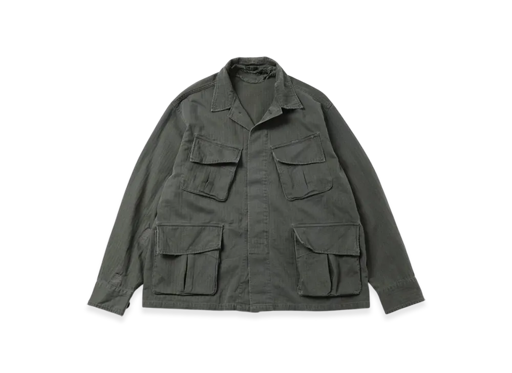A.PRESSE Vintage US Army Jungle Fatigue Jacket "Olive"