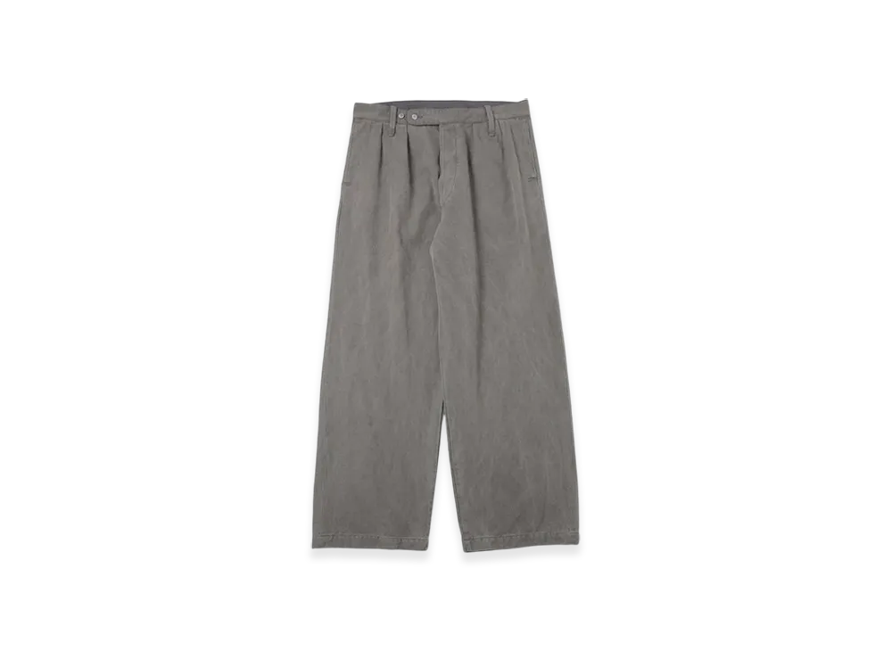 A.PRESSE Silk Cotton WW2 British Army Trousers "Grey"