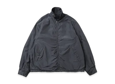 A.PRESSE Silk Taffeta Coach Jacket "Charcoal"