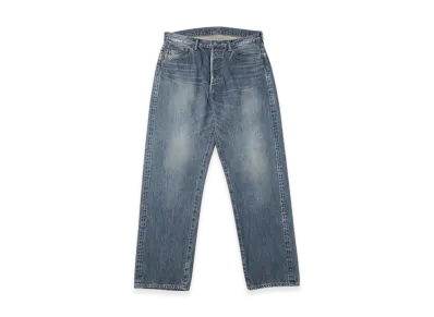 A.PRESSE Washed Denim Wide Pants "Indigo"