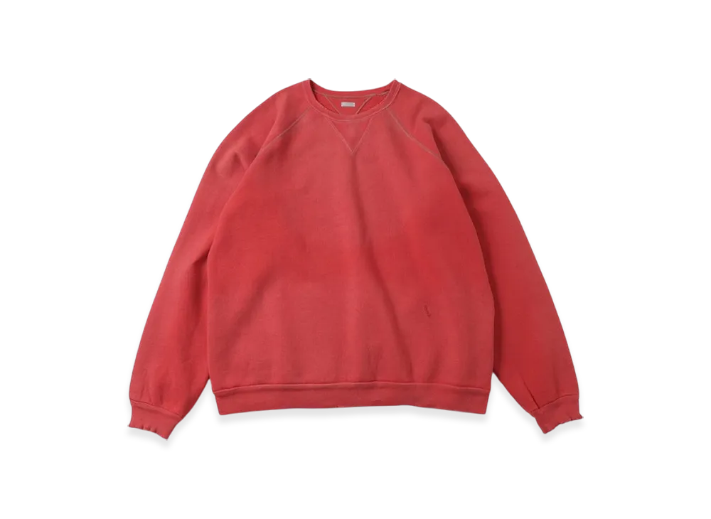 A.PRESSE Vintage Double V Sweatshirt "Red"