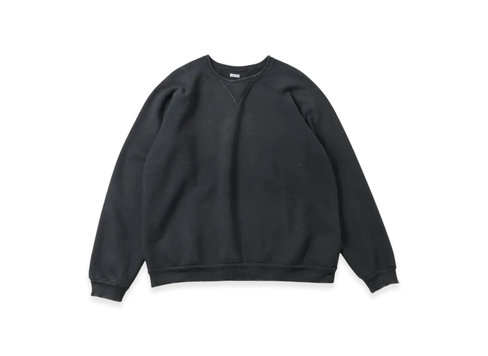 A.PRESSE Vintage Double V Sweatshirt "Black"
