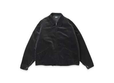 A.PRESSE Vintage Souvenir Velour Jacket "Black"