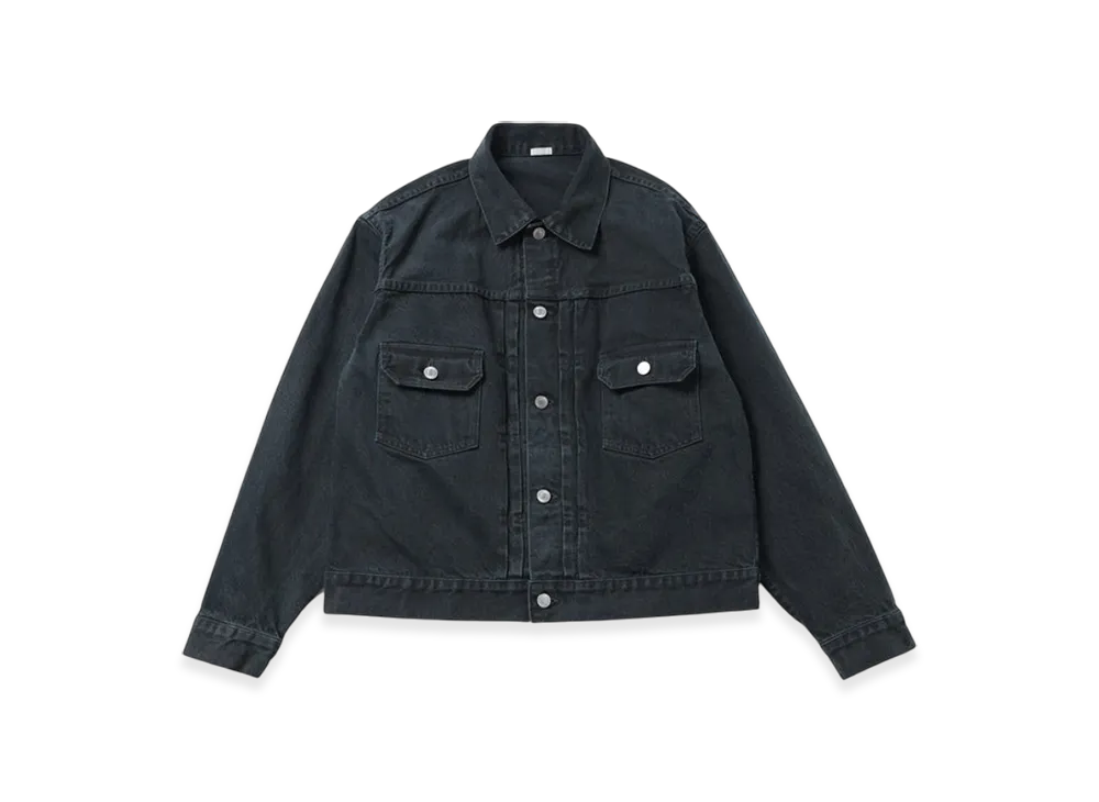 A.PRESSE 2nd Type Black Denim Jacket "Black"