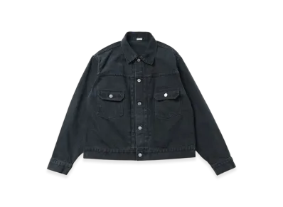 A.PRESSE 2nd Type Black Denim Jacket "Black"