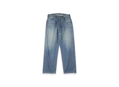 A.PRESSE No.22 Washed Wide Denim Pants "Indigo"