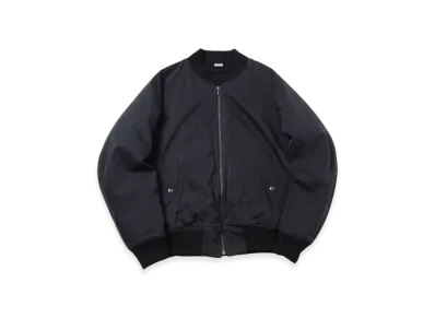 A.PRESSE Silk Padding Jacket "Black"