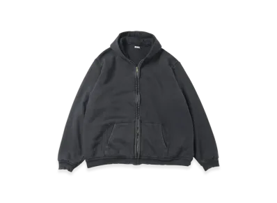 A.PRESSE Vintage Zip Sweat Hoodie "Black"