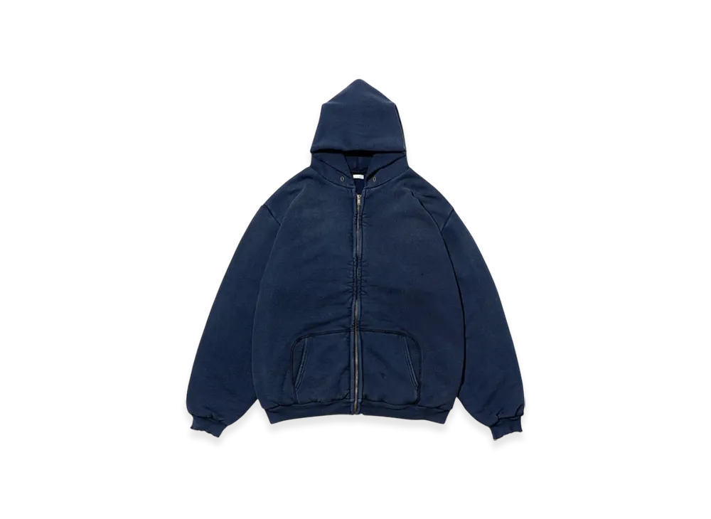 A.PRESSE Vintage Zip Sweat Hoodie "Navy"
