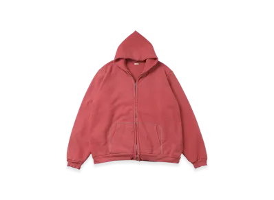 A.PRESSE Vintage Zip Sweat Hoodie "Red"