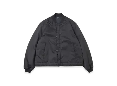 A.PRESSE Vintage Silk Bomber Jacket "Black"