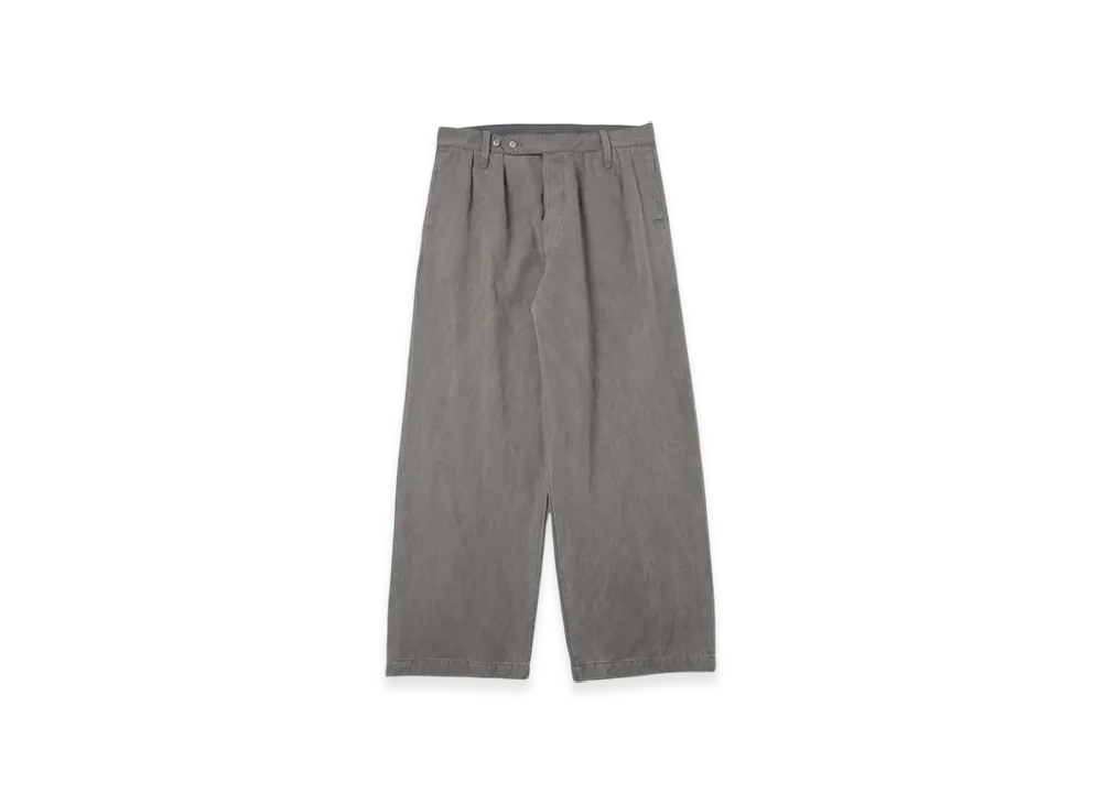 A.PRESSE Silk Cotton WW2 British Army Trousers "Grey"