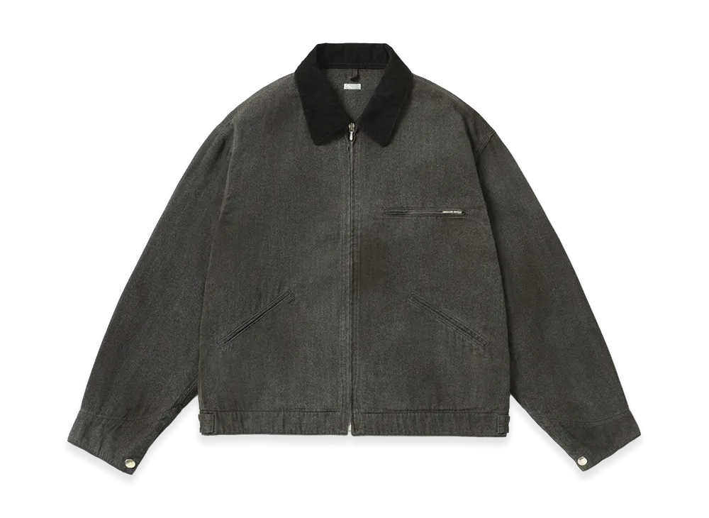A.PRESSE x BIOTOP Chambray Detroit Jacket "Black"