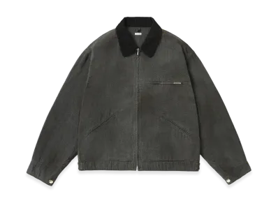 A.PRESSE x BIOTOP Chambray Detroit Jacket "Black"