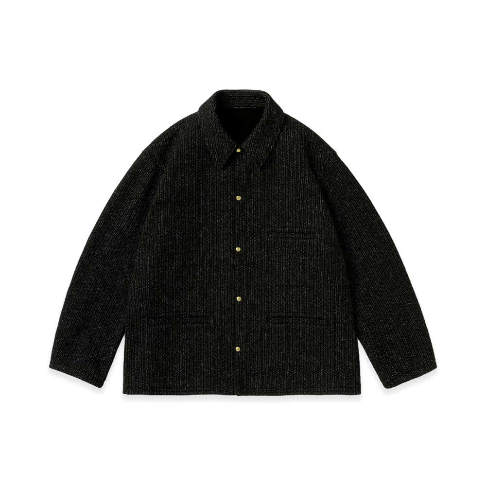 A.PRESSE Cashmere Beach Cloth Jacket "Navy"