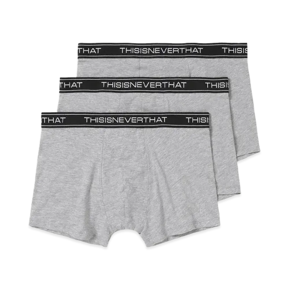 thisisneverthat Cotton Briefs 3Pack "Grey"