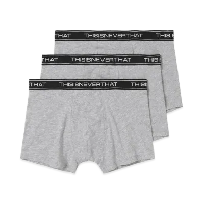 thisisneverthat Cotton Briefs 3Pack "Grey"