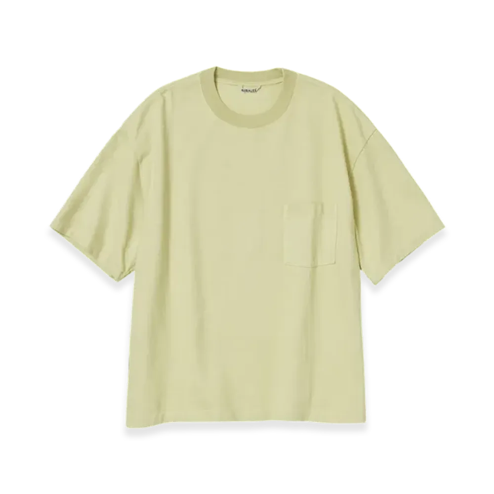 AURALEE StandUp T-Shirt "Light Khaki"