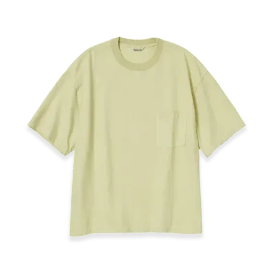 AURALEE StandUp T-Shirt "Light Khaki"