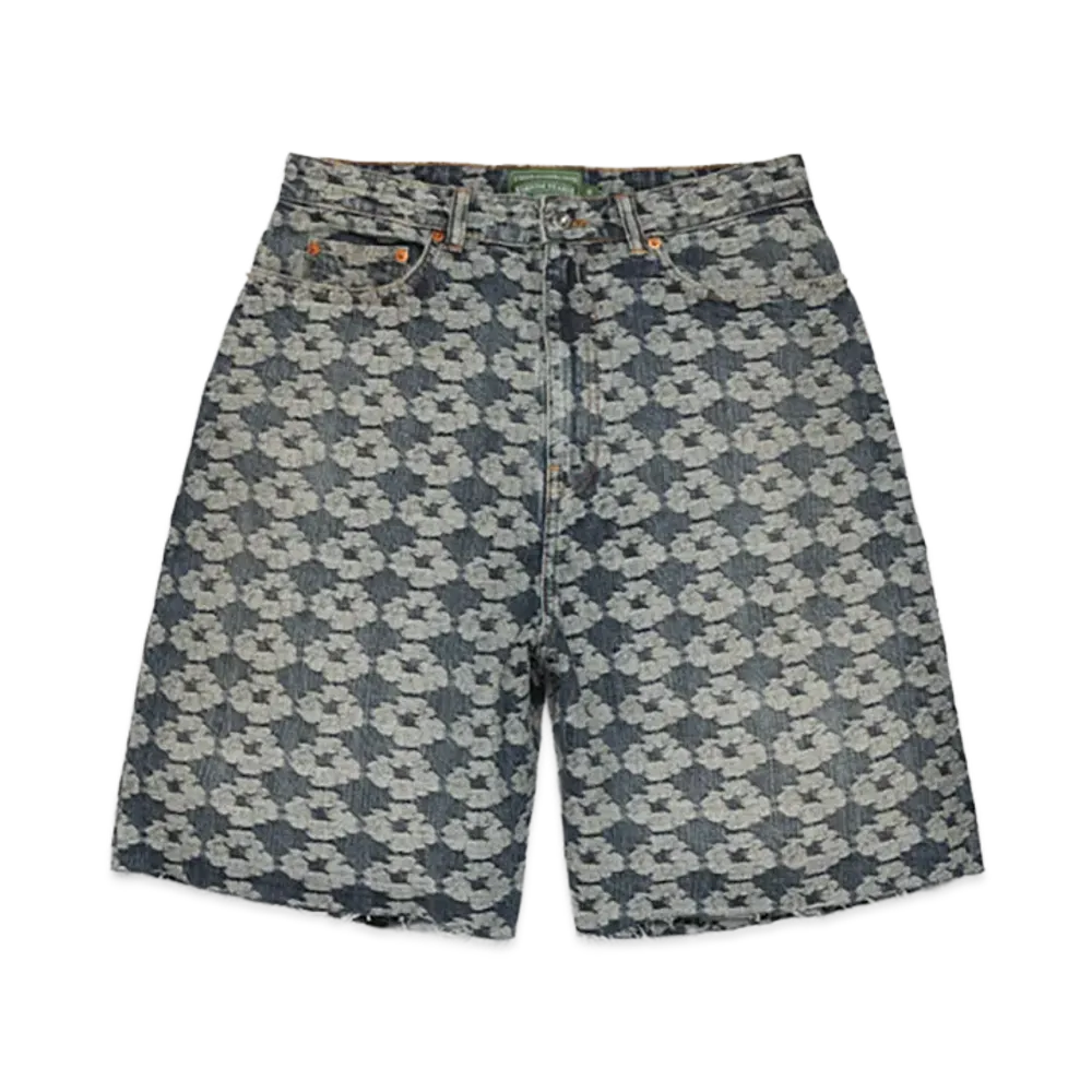 DENIM TEARS Jacquard Wreath Denim Short "Jacquard"