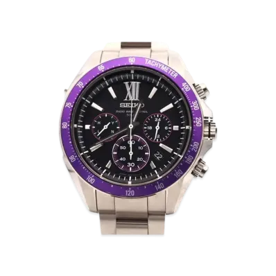 SEIKO Brights Solar Radio Chronograph "Black" SAGA107
