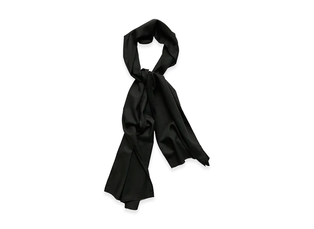 OUR LEGACY Layered Scarf "Void Black Veil Wool"
