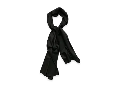 OUR LEGACY Layered Scarf "Void Black Veil Wool"